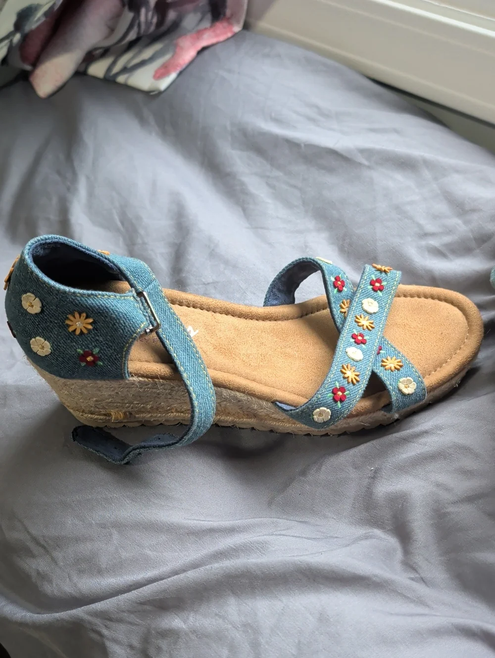 Skechers denim blue